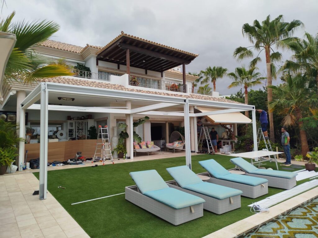 Construcción de Pérgola bioclimática